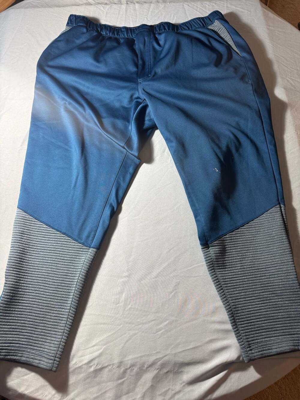Duluth Trading Co Men's Boundary Layer Fleece Joggers Blue 2XL X 30